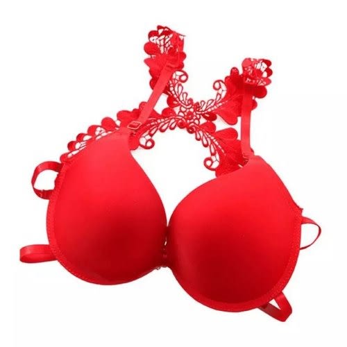 Sexy Indian Push Up Bra - Red