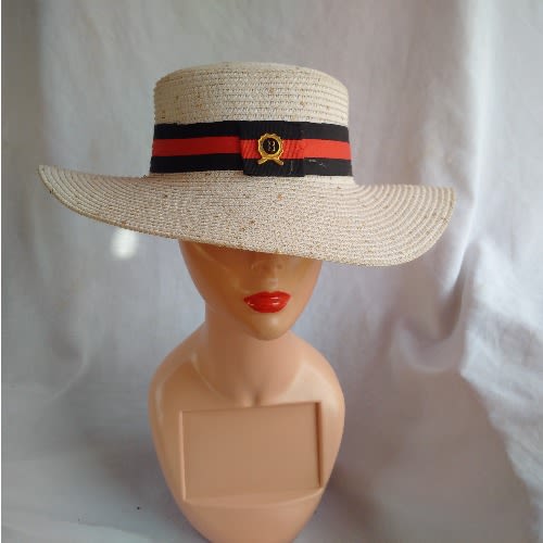 Unisex Niger-delta Fedora Hat - Off-white