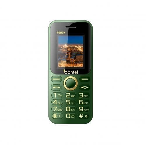 7000+ 1.77 Inch 7000mAh Power Bank Phone- Green