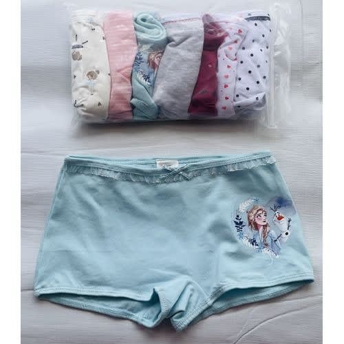 Girls Briefs- B9 - Multicolor - 7 Packs
