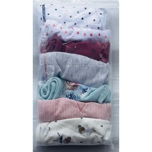 Girls Briefs- B9 - Multicolor - 7 Packs