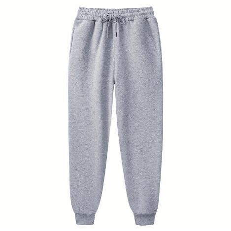 Thick  Ash Color Casual Joggers