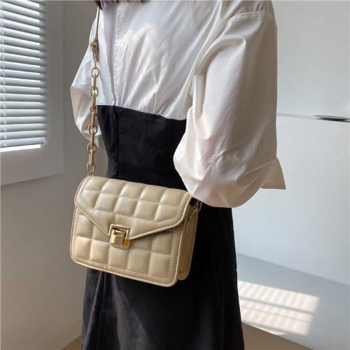 Women's  Messenger Bag- Nude
