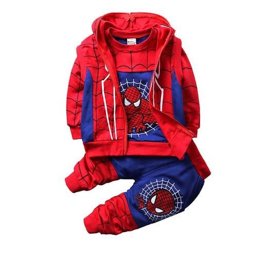 Baby Boy Spider-Man Tracksuit - 3 Pieces