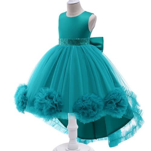 Up Ball Gown For Princess - Green