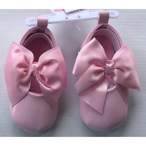 Soft Bottom Baby Shoes- Pink