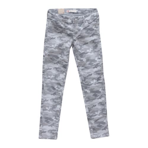 Boys Camouflage Casual Long Pants -  Grey