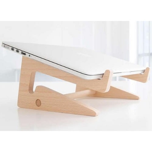 Detachable Portable Wooden Laptop Holder For Easy Usage