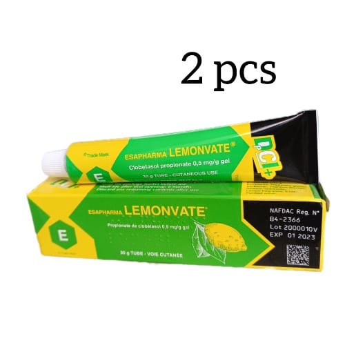 Lemonvate Skin Brightening Tube Cream - 30g - 2 Pieces
