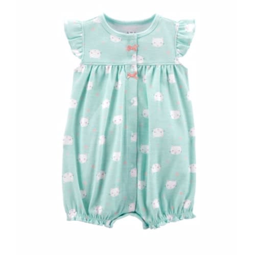 Child Of Mine Baby Girl Snap Up Romper