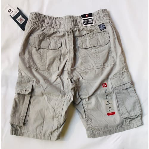 Older Boys Easy Cargo Shorts - Grey