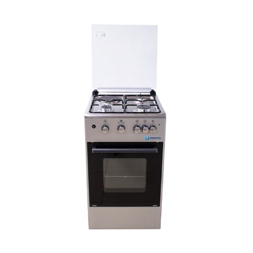 3 Gas + 1 Electric Burner Standing Cooker With Bottom Oven & Top Grill - 50x50cm