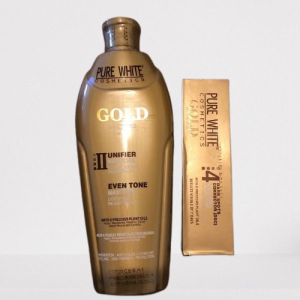 Pure White Gold Cream 200ml And Dark Spots Corrector 40g
