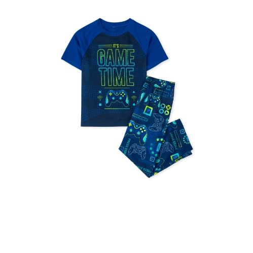 Boys Game Time Snug Fit Cotton Long Sleeve Sleepwear