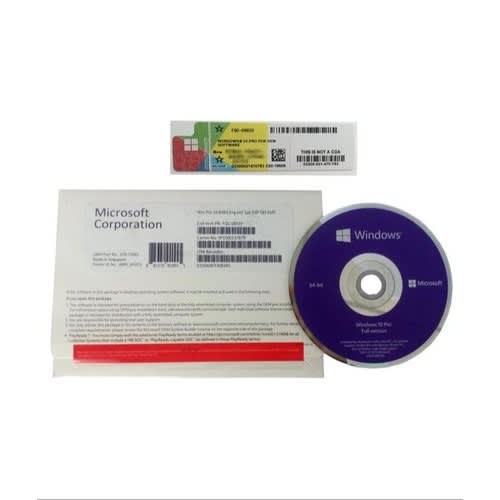 Original Microsoft Windows 10 Pro - DVD + Product Key - 1 Pc