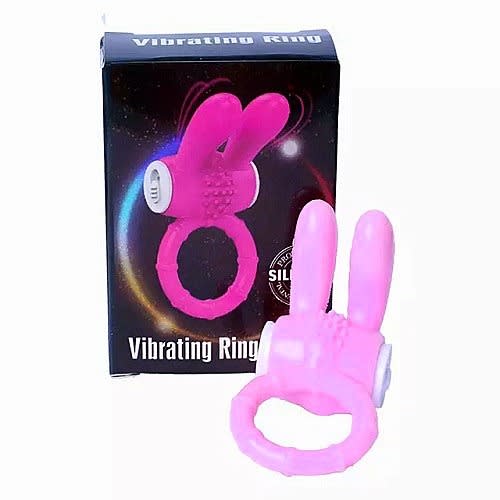 Silicone Vibrating Penis Cock Ring Enhancer Sex Toys For Men Couple