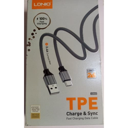 Charge & Sync Tpe Fast Charging Data Cable