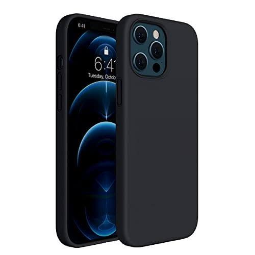 Silicone Back Cover For iPhone 14 Pro Max Black
