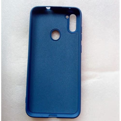 Silicon Back Case For Samsung M11 - Blue