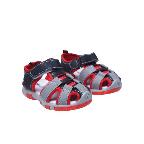 Children's Trekkers - Grey & Red