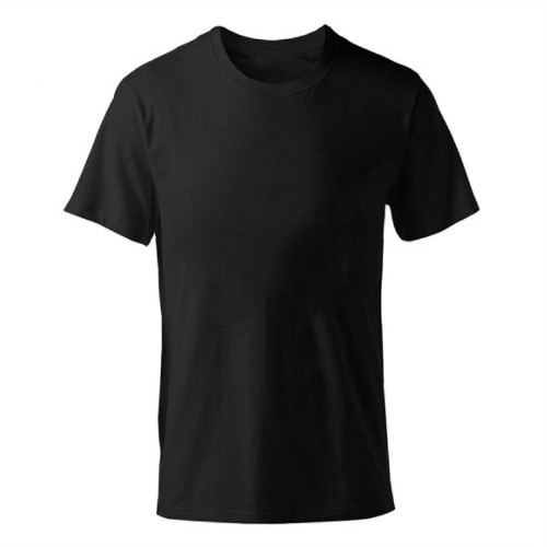Men's Round Neck T- Shirts - 3pieces - Black