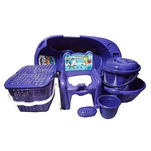 Baby Bath Complete Set Purple