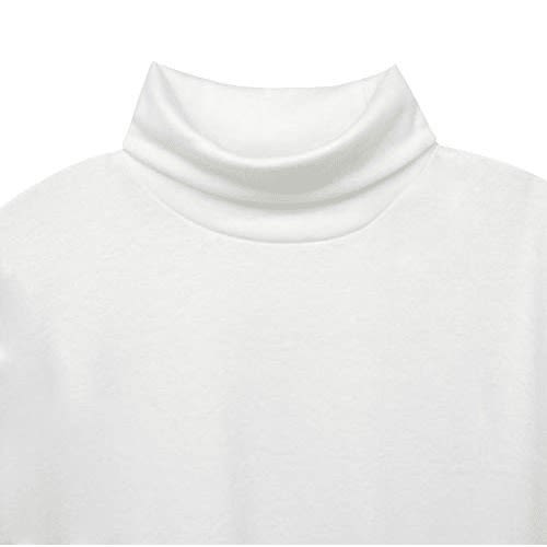 Men's White Turtleneck Sweater