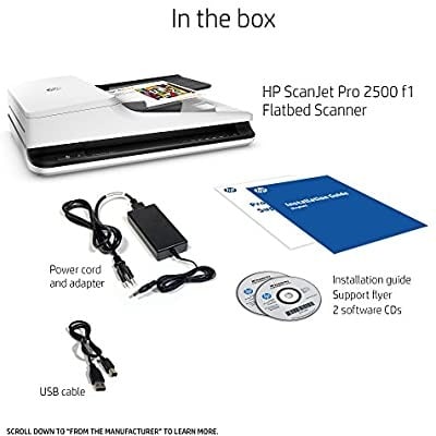 Hp Scanjet Pro 2500 F1 Flatbed Ocr Scanner