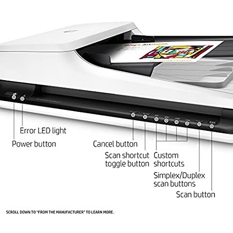 Hp Scanjet Pro 2500 F1 Flatbed Ocr Scanner