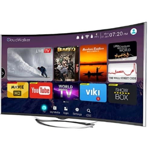 43'' Smart Curved Led Tv + Free Wall Bracket
