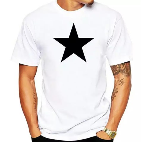4 In 1 Smart Print T-shirts - Black White Yellow Blue