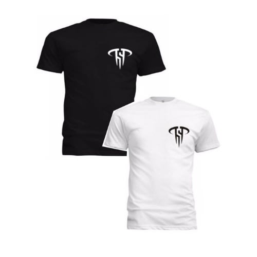2 In 1 Evolution Round Neck T-shirt - Black & White