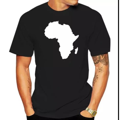3 In 1 All Africa Print T-shirts - Black Blue Yellow