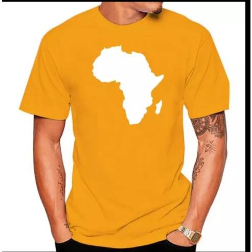 3 In 1 All Africa Print T-shirts - Black Blue Yellow