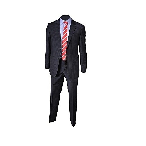 Zecca Men Stripped Suit