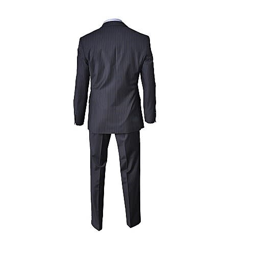 Zecca Men Stripped Suit