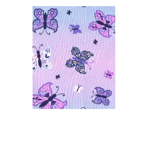 Girls Unicorn Hair Snug Fit Cotton Pyjamas Sleepwear- Lilac Violet