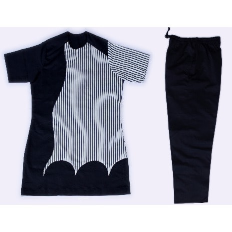 Men's Patterned Shirt - Black