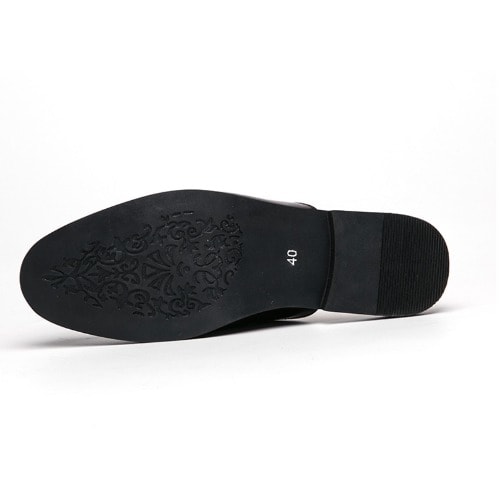 Men's Half Shoes- Authentic Glossy Leather