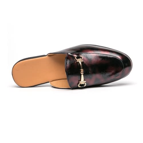 Men's Half Shoes- Authentic Glossy Leather
