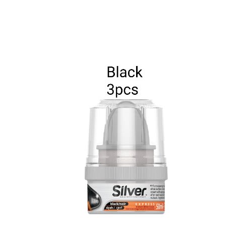 Black Shoe Cream For Leather -3pieces