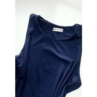 Sleeveless Female Bodysuit - Blue
