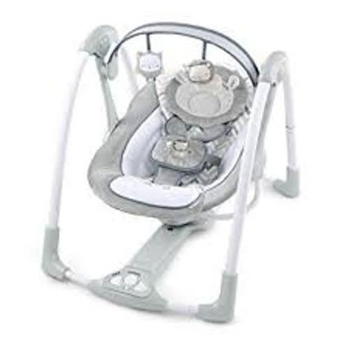 Power Adapt Portable Baby Swing - Grey