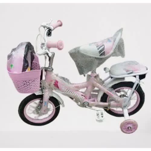 Kid's 12" Bicycle With Helmet - Age 3-5 Years