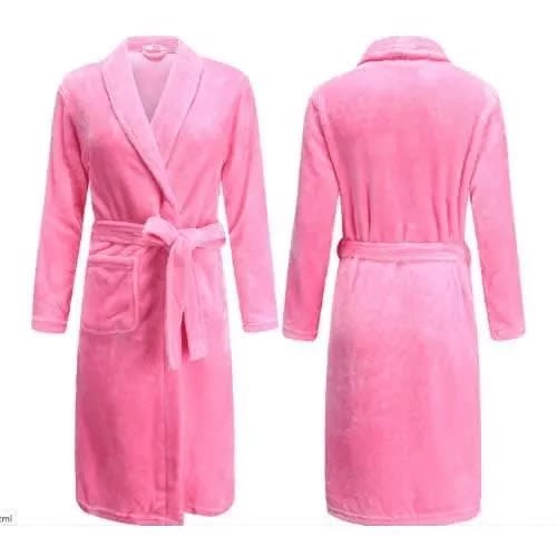 Long Sleeved Robe - Pink