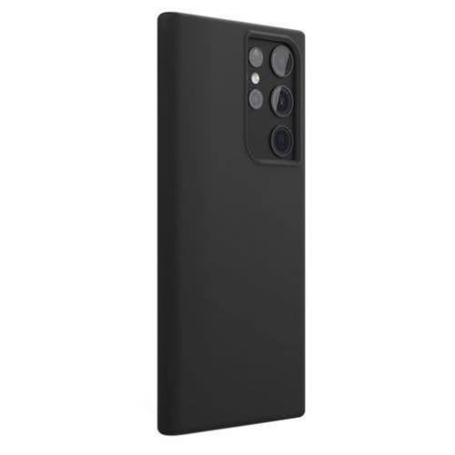 Silicone Case For Galaxy S22 Ultra 6.8" - Black