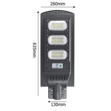 3 Face Solar Street Light - 500W + Free Pole