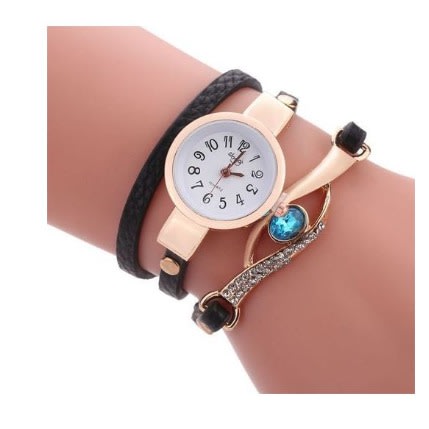 Ladies Bracelet Wristwatch - Black