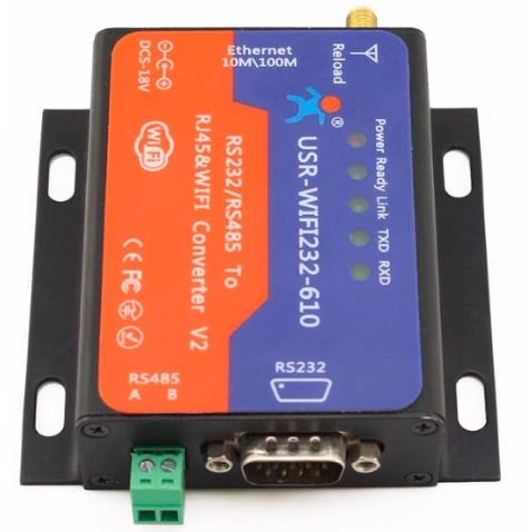 Serial to WIFI Converter RS232 RS485 to WIFI and Ethernet Converter