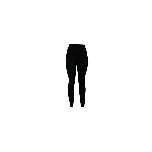 Ladies High Waist Thick Leggings - Black